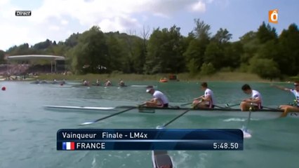 Mondiaux d'aviron, quatre de couple poids légers : les Français en or