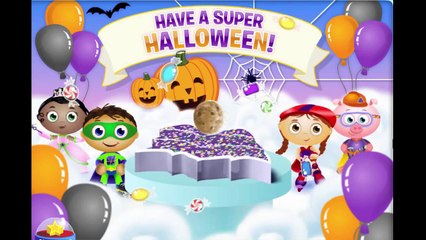 Super Why Cake Maker Halloween Party Cartoon Animation PBS Kids Game Play Walkthrough
