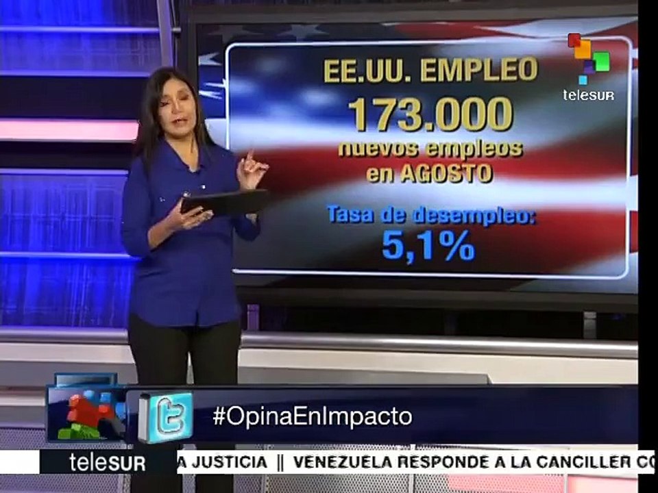 Tasa de desempleo de EE.UU. se ubica en 5.1%