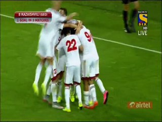 1-0  Valeri Kazaishvili Great Goal (HD) _ Georgia Vs. Scotland _ EC Qualification Europe 03.09.2015