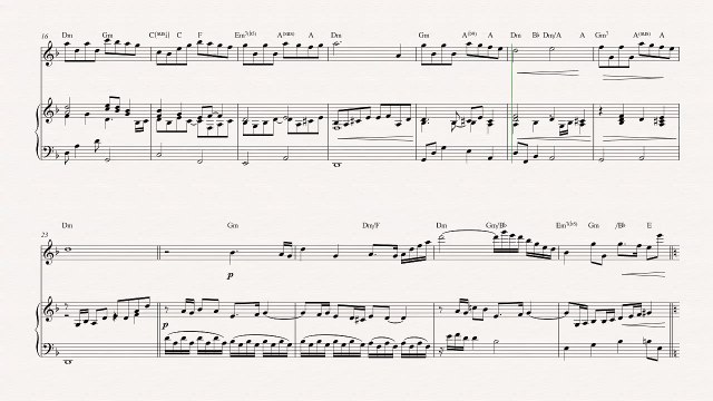 Flute - Schindler’s List Theme - John Williams - Sheet Music, Chords, & Vocals