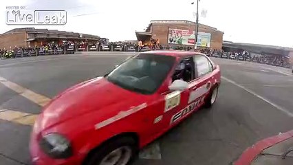 TC 2000 Car race goes wrong. (different angles)