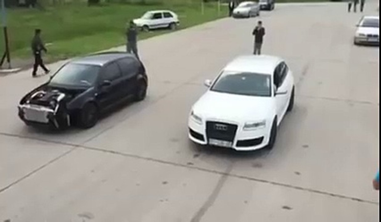 VW golf RS6 V10 Engine VS Audi RS6 MTM