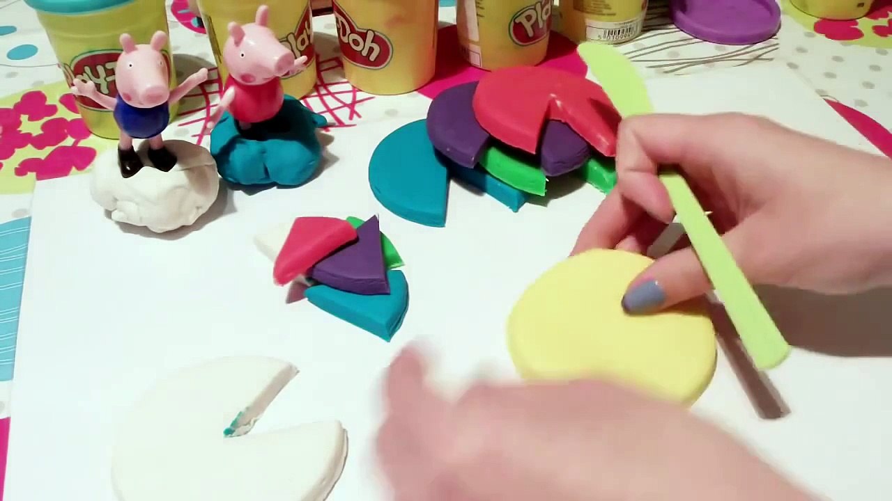 PEPPA PIG Play Doh Birthday Cake Montaña de Pasteles Torta de Cumpleanos