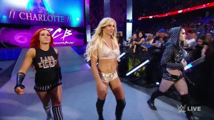 Brie Bella (w/ Team Bella) vs. Charlotte (w/ Team PCB)