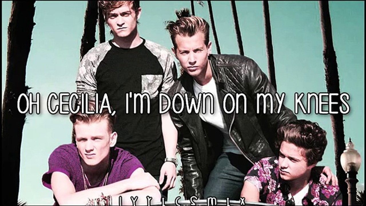 Oh Cecilia - The Vamps ft. Shawn Mendes (Lyrics On Screen)