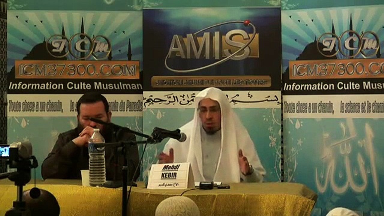 Conférence Medhi KEBIR"la destructrice des plaisirs" Mosquée de Joué Les Tours.(icm37300.com)