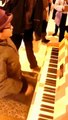 Self-Taught Piano Player Wows Crowd