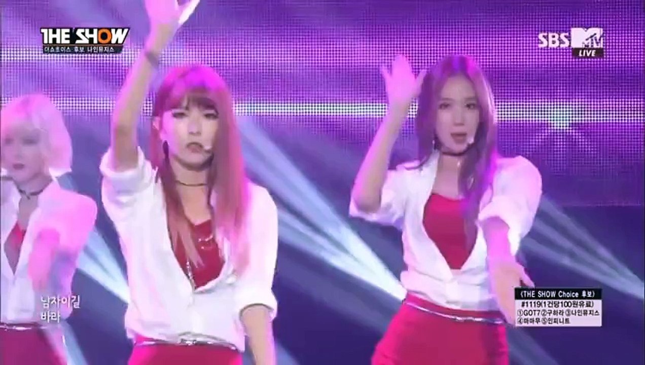 150721 NINE MUSES (나인뮤지스) 9MUSES - Hurt Locker (다쳐) @ THE SHOW 더쇼