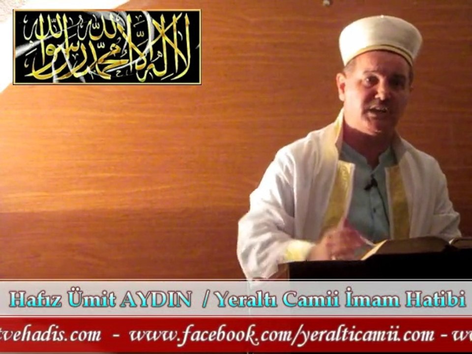 Hafız Ümit AYDIN / Yeraltı Camii İmam Hatibi & Cuma Vaazı