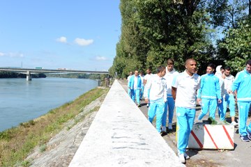 Avec l'OM sur les bords du Danube