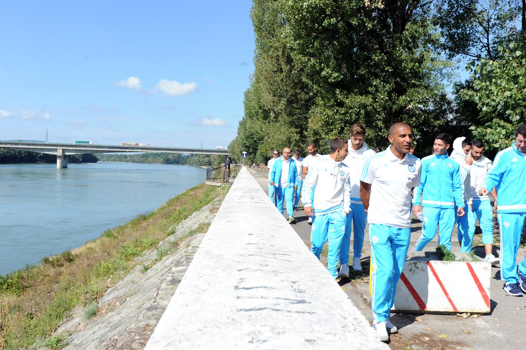 Avec l'OM sur les bords du Danube