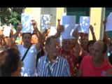 Napoli - Scuola e graduatorie: protesta il personale Ata (03.09.15)