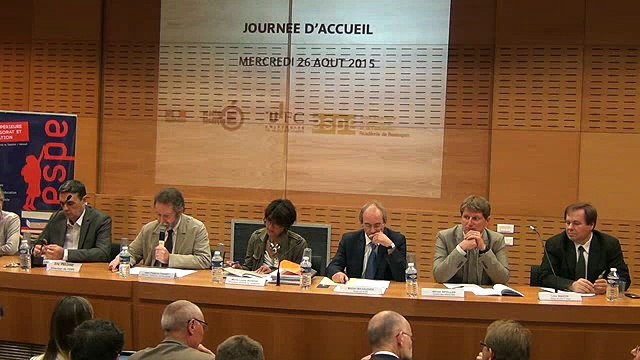 La rentrée des enseignants stagiaires à l’E.S.P.E. de Franche-Comté