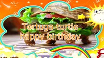 turtle  happy birthday tortuga canta cumpleaños feliz, canción, singing happy birthday , happy birth