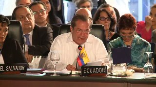 Intervención del Canciller Ricardo Patiño en la 43 Asamblea General OEA