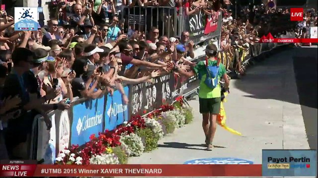 UTMB® 2015 - Arrival 1st UTMB® and PTL® (LIVE english)
