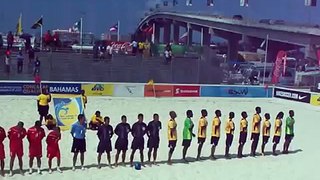 The Bahamas National Anthem at the FIFA Beach Soccer World Cup 2013 CONCACAF Qualifier