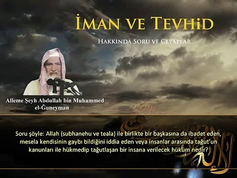 KÜFÜR ŞİRK AMELİ İLE ŞİRK KÜFÜR İŞLEYEN KİŞİ ARASINDA FARK YOKTUR ŞİRKİ İŞLEYEN MUAYYENTEKFİR EDİLİR