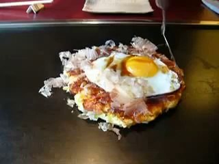 Travel Japan - japanese food okonomiyaki