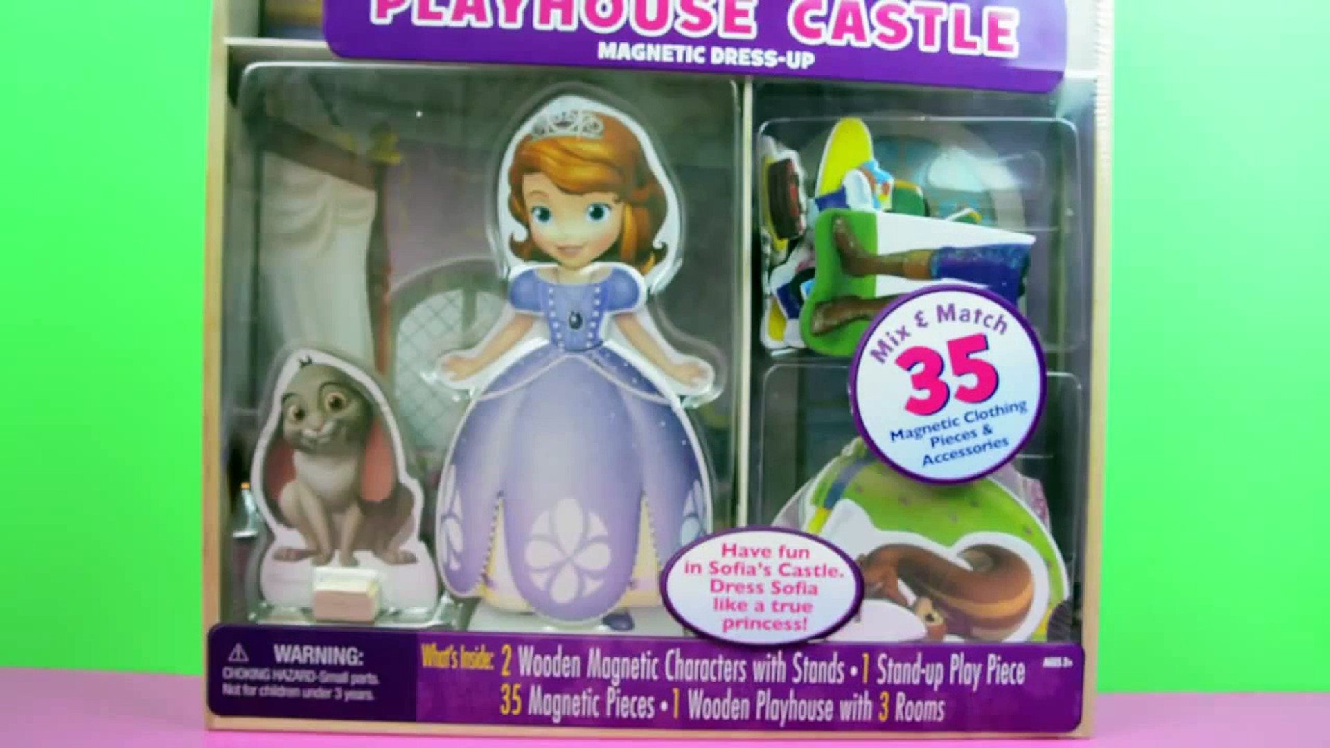 sofia the first magnetic dress up
