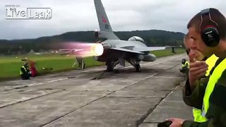 F-16 Afterburner Test
