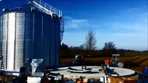 Efficient grain silo installation by Inter-Silo team in 2014