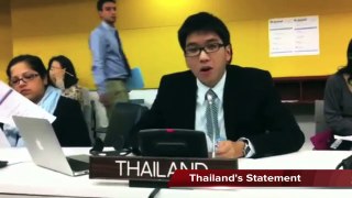 Thailand's statement to the 66th United Nations General Assembly addressed by youth delegates