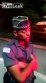 Brazilian On-Duty Cop Caught Sleeping While Standing Up (lol)