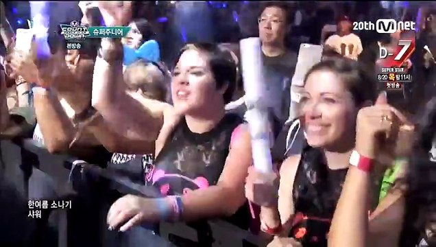 150813 Super Junior (슈퍼주니어) - Devil (데빌) @ M! Countdown KCON in LA 2015