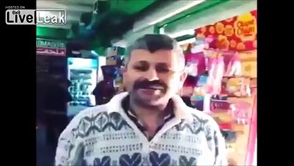 Iraqi man trying to say Merry Christmas, Happy New year