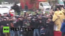 Turkey: Watch Orthodox priests brave icy waters in Christmas celebrations