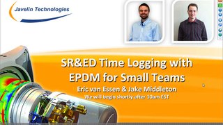 SR&ED Time Logging with SolidWorks Enterprise PDM