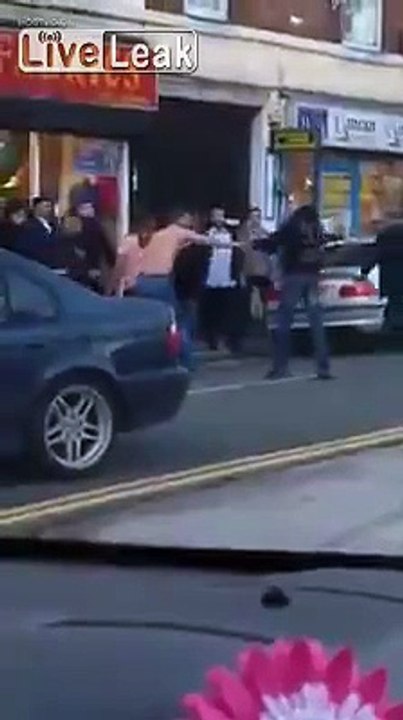 Muslims attack Man and Woman in street in Walsall, UK [verticle warning]