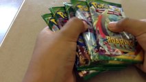 Opening six Pokémon Roaring Skies booster packs!