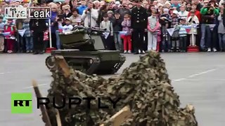 Russia: New Platform-M combat robot on show at military festival