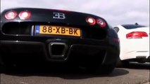 BMW M3 Vs Bugatti Veyron 1/4 Mile Drag Race