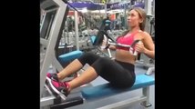 NICOLE MEJIA | Fitness Model Exercises to gain Strongest legs, Ab Workout Motivation!