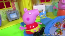 PEPPA PIG Nickelodeon SHOPKINS Peppa Pig & Mommy Pig Make Dinner With SHOPKINS TOYS Parody