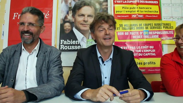 Régionales 2015 : Fabien Roussel à Beauvais