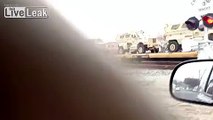 military vehicles traveling north from central cali 12/9/14