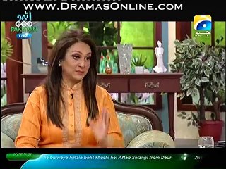 Bushra Ansari Shared The Funny Thing About His Mother - 4th September 2015.