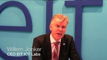 Willem Jonker CEO EIT ICT Labs presenting opportunities at MWC