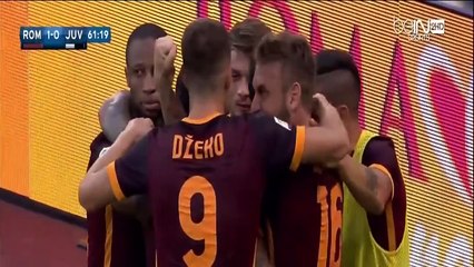 All Goals & Highlights ~ AS Roma 2-1 Juventus ~ 30/8/2015 Serie A HD