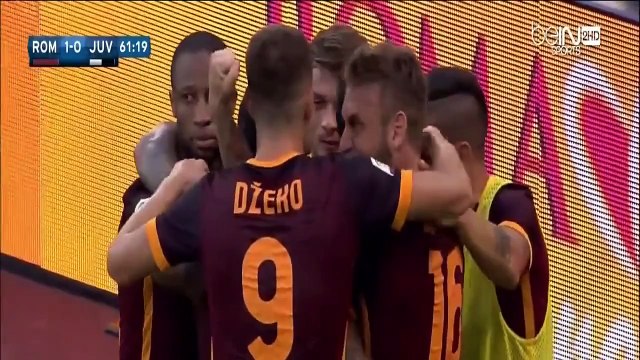 All Goals & Highlights ~ AS Roma 2-1 Juventus ~ 30/8/2015 Serie A HD