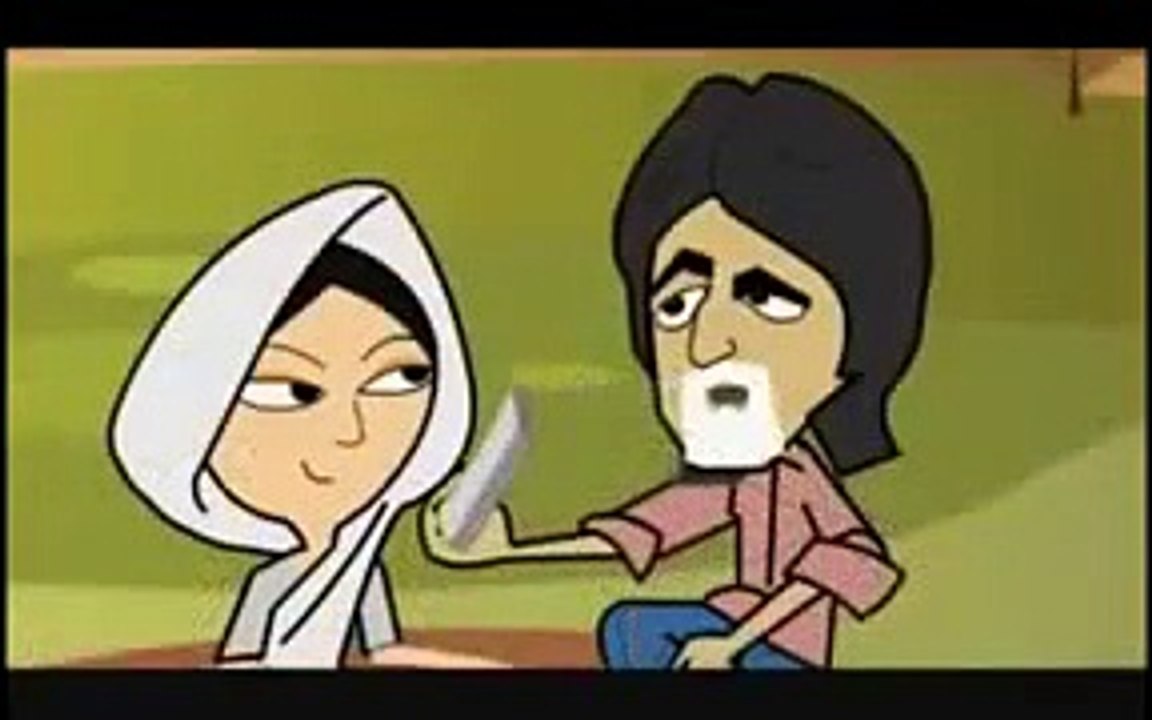 Thakur Gabbar cartoon in Konkani