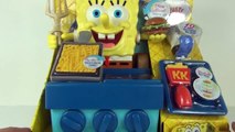 Spongebob Squarepants Krusty Krab Talking Krabby Patty Maker Playset Toy Review Unboxing