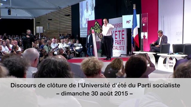 Université d'été 2015 : extrait de discours de Jean-Christophe Cambadélis sur les réfugiés