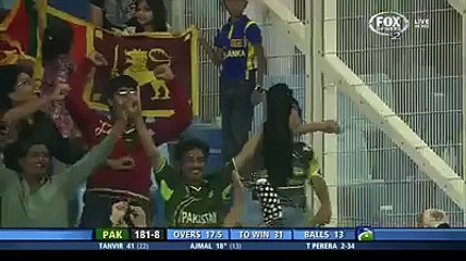 Saeed Ajmal huge Six ● 2nd t20 vs Srilanka
