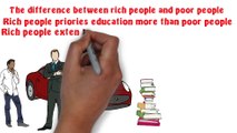 The difference between rich people and poor people